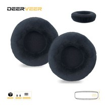 이어패드 DEERVEER Beyerdynamic DT770 DT880 DT990 DT770pro DT880pro DT990pro 헤드폰 헤드 밴드 용 교체 이어 패드, [04] Black earpad