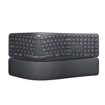 로지텍 무선키보드 영문 각인 + 한글 스티커, Black, K860, 인체공학