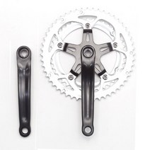 CL 자전거 크랭크 2단 52T 170mm 스틸, 1개