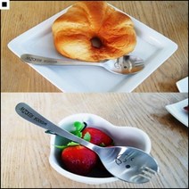 숙박시설주방 야외글램핑 단단한소재 가벼운무게 스텐스푼포크 튼튼스푼포크