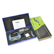 Terma 브랜드 0-25-50-75-100mm 0.001mm 미크론 외부 마이크로 미터 전자 디지털 판독, 02 25-50mm