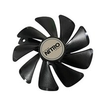 95MM CF1015H12S/CF1015H12D/FDC10U12S9-C 사파이어 RX580 RX480 RX570 VGA 그래픽 팬 NITRO RX 570/580/480 비디오 카드, Black FD10015M12D