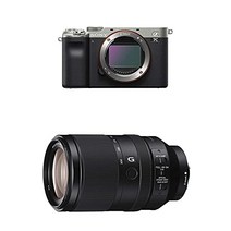 소니 세계 풀 사이즈 미러리스 일안 α7C 바디 실버 ILCE-7C S + 소니 SONY 줌 렌즈 FE 70-300mm F4. 5-5.