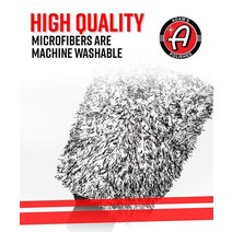 ADAMS POLISHES Adams 마이크로fiber 세차 미트 봉제 섬유 천 소재로 감싼 자동차 스폰지 스펀지 비누 양동이 폼 건 캐논 기타 청소 용품으로 안전하게 세척ADAM