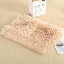 반려동물 편안한 겨울 애완 동물 강아지 침대 매트 부드러운 양털 고양이 담요 개 매트리스 작은 중형 대형, 04 Yellow_01 56x36cm