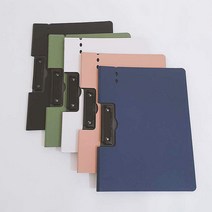 PK글로벌 깔끔 서류정리 A4 폴더 바인더 가로형 세로형 펜보관 파일, 1EA, 블랙