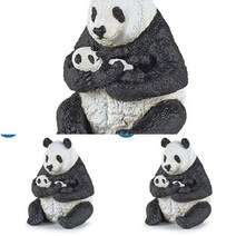 동물 모형완구 앉아있는 팬더와 아기팬더 (50196)