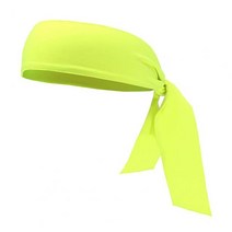 테니스헤어밴드 headbands for women men headband sport grip tape sweatband for tennis para 체육관, 형광 황색