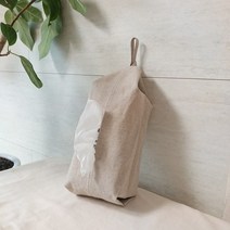 제이홈 걸이형 린넨 각티슈커버, 네츄럴