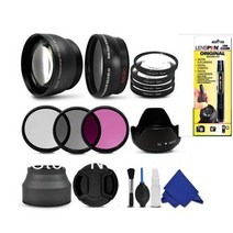 52mm 광각 망원 렌즈 필터 키트 클리닝 액세서리 캐논 니콘 펜탁스 소니 d3100 d5100 d5300