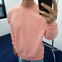 남녀공용 프리미엄 무지 오버핏 기모 맨투맨 5컬러