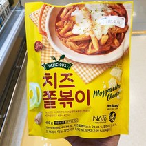 노브랜드 치즈 쫄볶이 450g, 종이박스포장