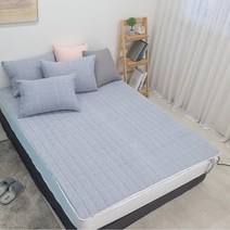 항균 세미마이크로 온수매트커버, 온수매트커버Q네이비