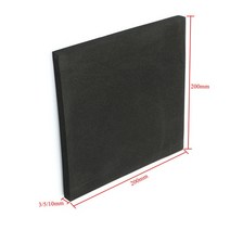 우레탄 폼 보드 단열재 코팅 스튜디오 어쿠스틱 폼 ESD 정전기 방지 삽입 Soundabsorbing 스폰지 200x200mm, 06 200x200mm 5MM