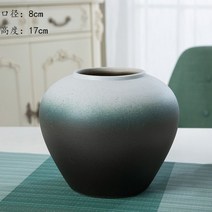 골동품 화분 미니 특이한 신기한 석고상 화석, 블랙 그라데이션 스몰