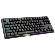 헌터 쓰리모드 RGB 블루투스 2.4G 유선87버튼 104버튼 68 기계식 건반 청축 TAPYC 플러그-오프라인, v300, 하나, 하나