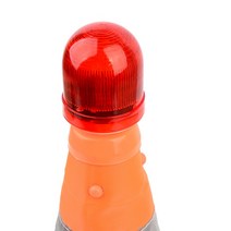 라바콘 위에 꽂을 수 있는 LED 비상등 컬러콘용 3가지 조명 모드 AAA 배터리 야외 캠핑 등산 캠프 주차장, 접이식 칼라콘용 LED 경광램프