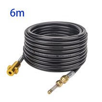 고온 스팀 청소기 6 20 미터 2320psi 160bar 고압 세척기 하수도 배수관 청소 호스 파이프 클리너 K2 K3 K4 K5 K6 K7, 6m