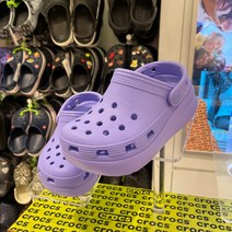 크록스 크록스 클래식 크록스 큐티 클로그 보라색 키즈 207708-5PY