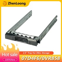ZhenLoong 2.5 Inch Caddy Tray 7D4F6 41KH2 0VR858 for DELL EMC SC4020 Compellent SC220 Storage, 한개옵션0