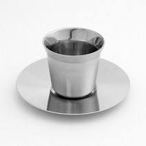 스텐 스텐컵앤소서 이중 더블월 커피잔세트