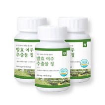 발효여주 추출물 국산 여주 분말 가루 정 알약형 식물 말린 건여주 유산균 홍국 발효 구기자 돼지감자 P인슐린 카라틴 공액리놀렌산 식약처 식약청 해썹 인증, 60타블렛x3