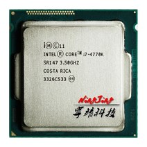 I7-8700K 인텔 코어 i74770K i7 4770 K 3.5 GHz 쿼드 8 스레드 CPU 프로세서 84W LGA 1150, 한개옵션0