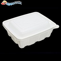 사각 탕용기 대(SJ)해물탕 뼈해장국 포장배달/100개세트(반박스)