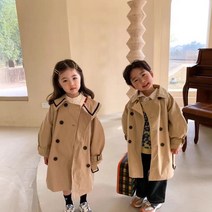 [블랙체리] 남아 여아 유아동 어린이 트렌치코트 아동 바바리 봄 가을 코트