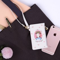 빨강머리앤 데일리 카드케이스 스트랩 빨강머리앤 데일리카드케이스_블루