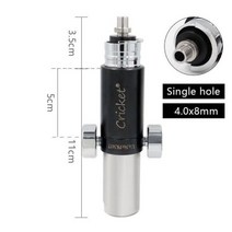 유압부품 공군 콘도르 pcp 방폭 조절 정압 밸브 30mpa 350bar 4500psi 단일 구멍 8mm 공압부품, 12 4.0mmX8 single hole