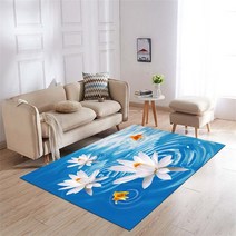 해외직구 3D 크리스탈 점보특대형카페트 2x4m 2x3m 2x1.8m 자연 풍경 그림 초대형 카페트 북유럽 감성 고급 디자인 인쇄 라운드 카펫 거실 침실 먼지안나는러그