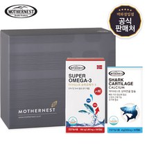 [마더네스트] 슈퍼오메가 100캡슐+상어연골칼슘 90캡슐 선물세트, 단품, 단품