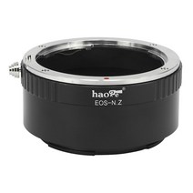 Haoge-수동 렌즈 마운트 어댑터 canon 호환 EOS EF NIKON 호환 호환 Z 카메라 Z6 Z7, 한개옵션0