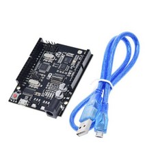 보드설계 코딩 UNO R3 공식 상자 ATMEGA16U2 WiFi Arduino 개발 보드 WeMos ESP8266 용 오리지널 ATMEGA328P 칩 CH340G, [06] UNO R3 WIFI-Cable