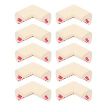 모서리보호대 아기 안전가드 쿠션 보호쿠션보호대 E타입, 8cm, 10개입, 베이지
