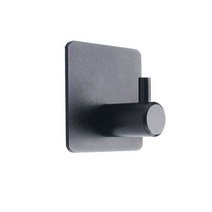 자기 접착 홈 주방 벽 문 후크 키 랙 주방 수건 걸이 알루미늄 M17D, black