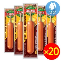 롯데 의성마늘 프랑크 녹찐치즈, 20개, 65g