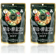 서플리먼트 ファイン(FINE JAPAN) 파인 효모×효소 219×커피 클로로겐산 알갱이 타입 219종류의 식물 효소, ②정제 타입×2개 세트, One Color