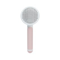 펫도아 원터치 반려동물 펫 브러쉬, 핑크