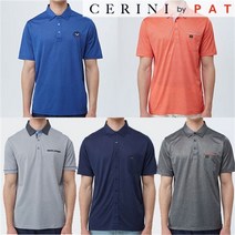 CERINI by PAT 남성 쿨 카라 티셔츠