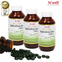 뉴질랜드 하이웰 프리미엄 스피루리나 500mg 500정 3개(주문 후 10일이내 수령예정 - 공휴일제외), 뉴질랜드 프로폴리스 치약(품절시대체), 500정 - 3개