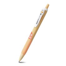 1+1 마이펜 세이프티클립S 볼펜 0.7mm 밀키피치, 6개