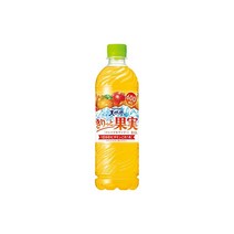 산토리 천연수 바삭한 과실 오렌지&망고 600ml×24개