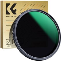 K&FCONCEPT 슬림 방수 가변 ND필터 ND8-ND2000, 82mm, D시리즈