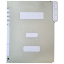 연합화일 종이 정부화일 정부문서화일 책철포함화일 필터, 회색, 10개입
