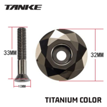 탱크 자전거 앞 포크 MTB 자전거 커버 28.6mm 1/8인치 스티어링 휠 자전거 부품 3가지 색상 알루미늄 합금(볼뚜껑) + 스테인리스 스틸(나사) 자전거 액세서리, 스탠드 캡 티타늄