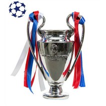 UEFA 유럽 챔피언스리그 챔스 축구 우승팀 트로피컵 빅이어 사이즈별 첼시 레알 뮌헨, 2022 레알 마드리드(46cm) 흰색 리본