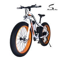 22년 신형출시 750w 2X2 monster E-26 전기팻바이크, 화이트_오렌지