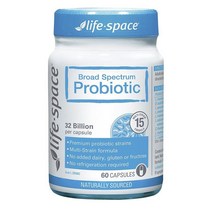 라이프 스페이스 브로드 스펙트럼 프로바이오틱 60정 Life Space Broad Spectrum Probiotic 60 Capsules, 2.브로드스펙트럼 320억 60정, 1개